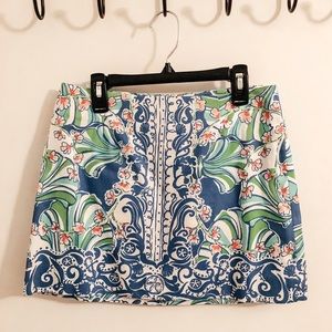 lilly pulitzer mini skirt
